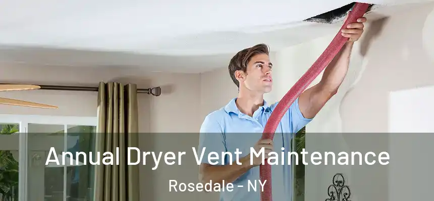 Annual Dryer Vent Maintenance Rosedale - NY