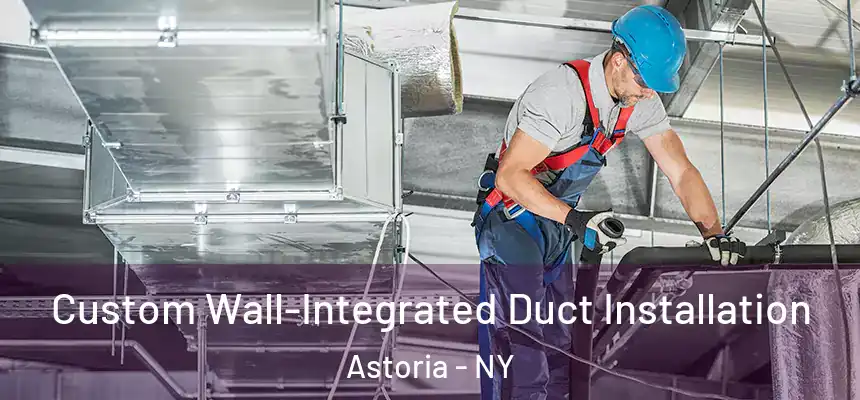Custom Wall-Integrated Duct Installation Astoria - NY