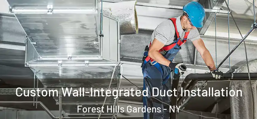 Custom Wall-Integrated Duct Installation Forest Hills Gardens - NY