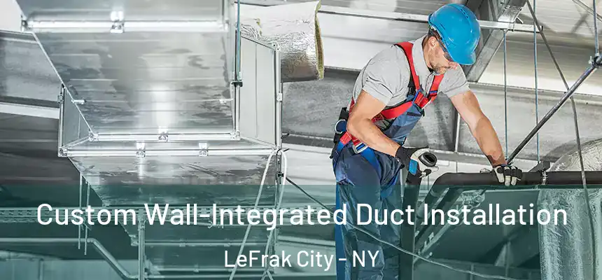 Custom Wall-Integrated Duct Installation LeFrak City - NY