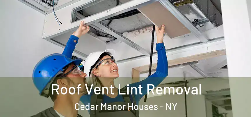  Roof Vent Lint Removal Cedar Manor Houses - NY